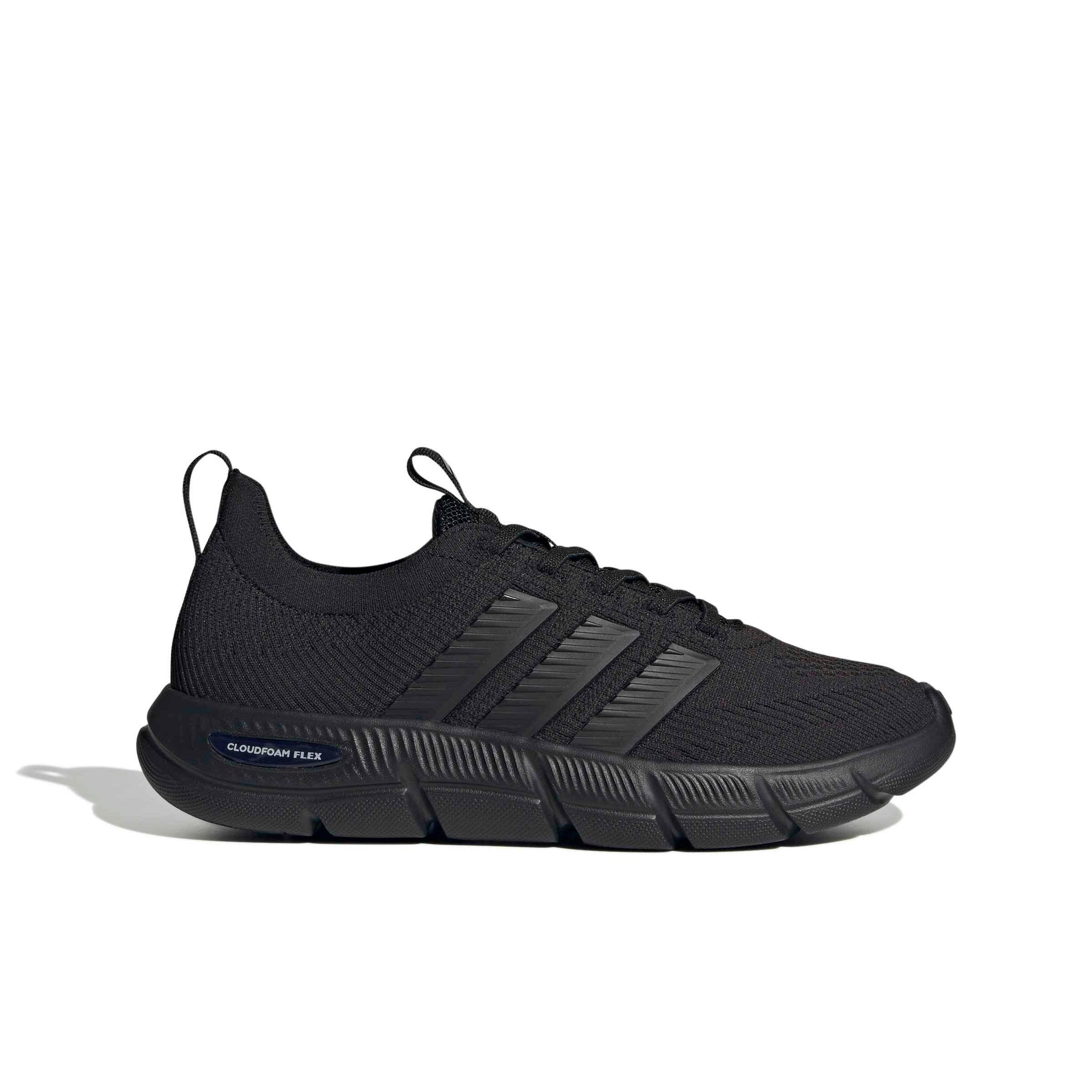 adidas Cloudfoam Flex Slounge "Core Black/Core Black/Ftwr White" Women's Shoe - BLACK/BLACK/WHITE